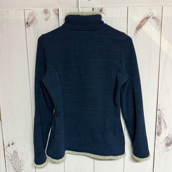 KÜHL Alaska 1/4-Zip Women’s Small Blue Soft Knit Pullover EUC - Picture 3 of 12